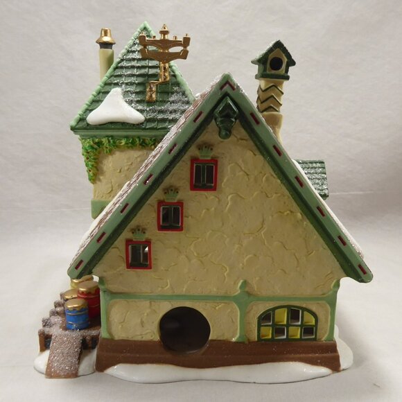 Dept 56 The Glacier Gazette North Pole Series Christmas Village House 1997 - Picture 4 of 11